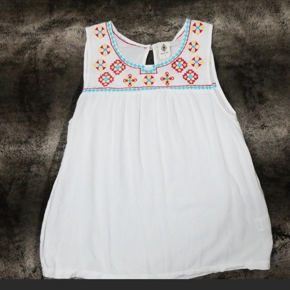 Spade & Heart top with embroidery